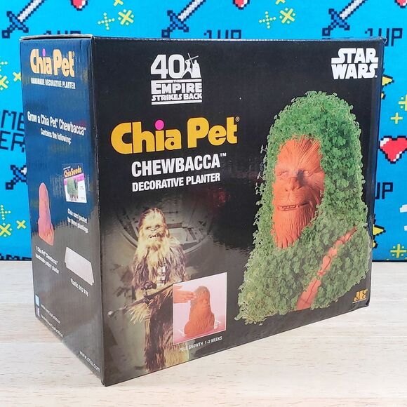 Chia Pet Star Wars Chewbacca The Empire Strikes Back Decorative Pottery Planter - Picture 2 of 8
